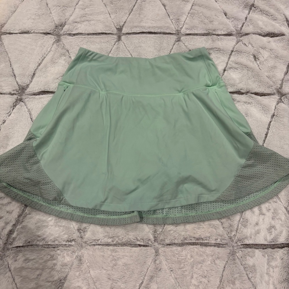 Calia by carrie underwood Mint Green High Waisted Performance Flounce Skort M